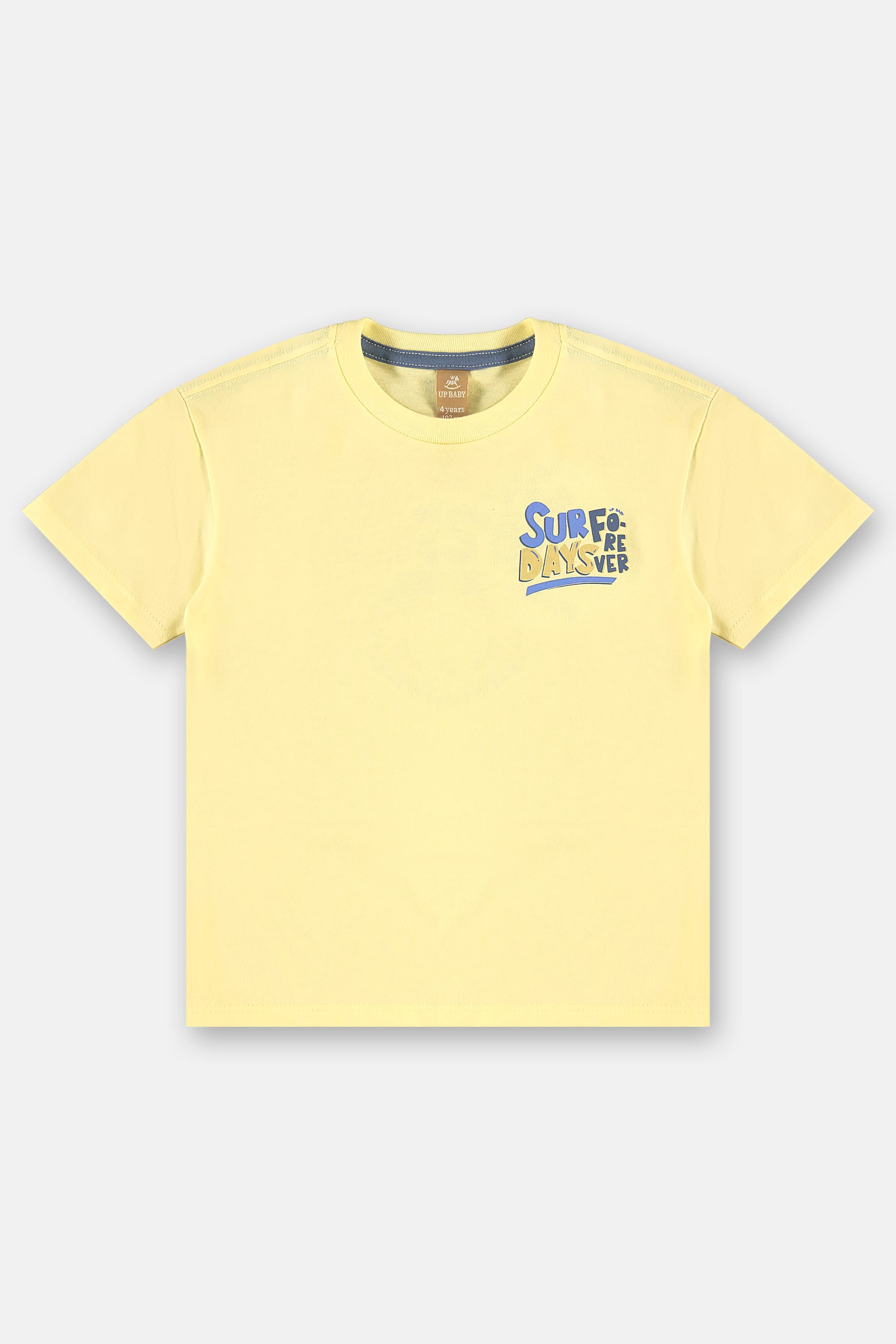 Conjunto Surf Days Infantil Masculino com Camiseta e Bermuda (Amarelo) Up Baby - Imagem 45
